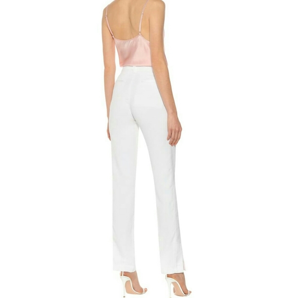 T.ba Life Hi-Rise Crepe White Pants 38 - Picture 2 of 7